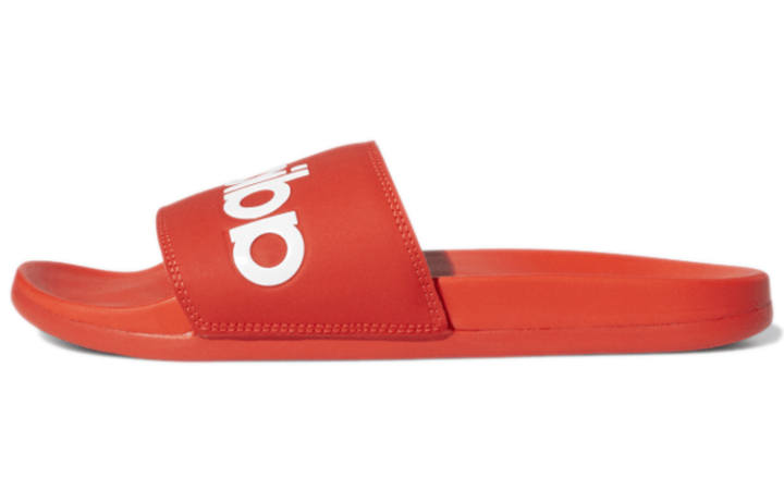 Adidas Adidas Adilette Abrasion Resistant Slide Slippers Men's Orange Red