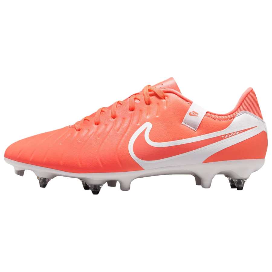Nike Nike Tiempo Legend 10 Slip Resistant Abrasion Resistant Soccer Shoes Unisex Orange