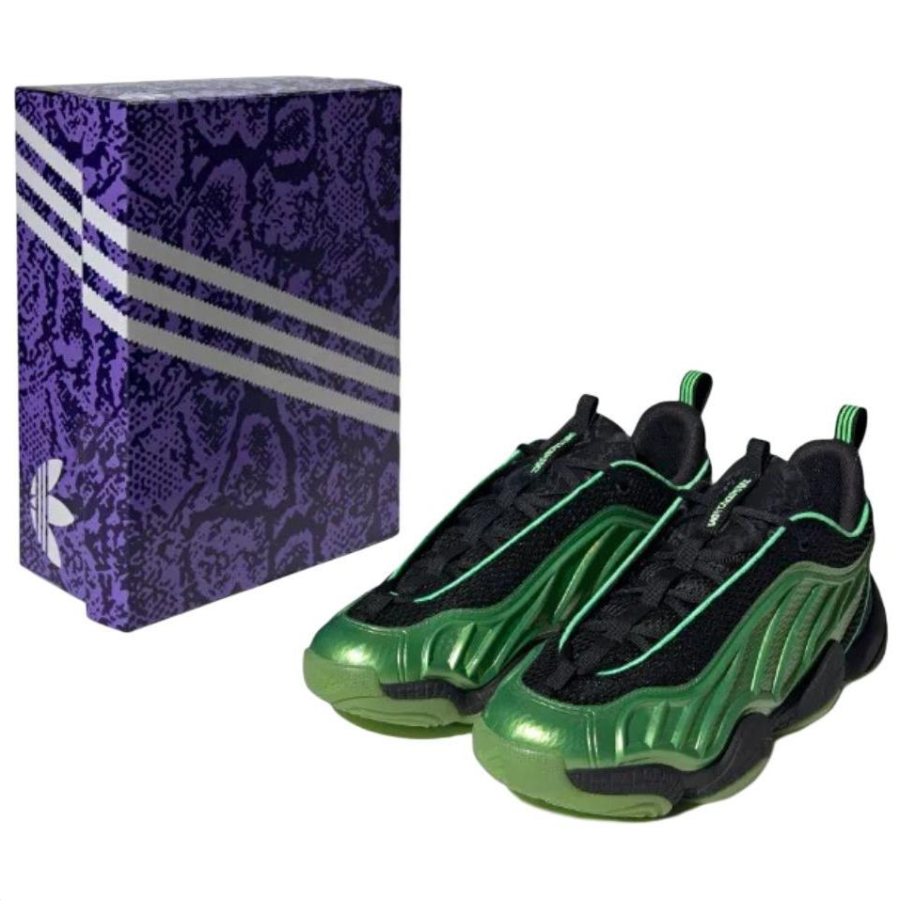 Adidas Adidas Harden Vol. 8 Slip Resistant Abrasion Resistant Low top Basketball Shoes Unisex Green Black