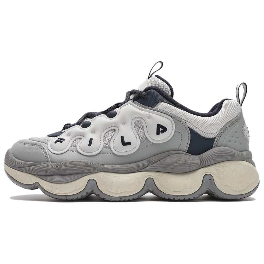 FILA PEASE WE Fashion Abrasion Resistant Low top Casual Shoes Men's Gray