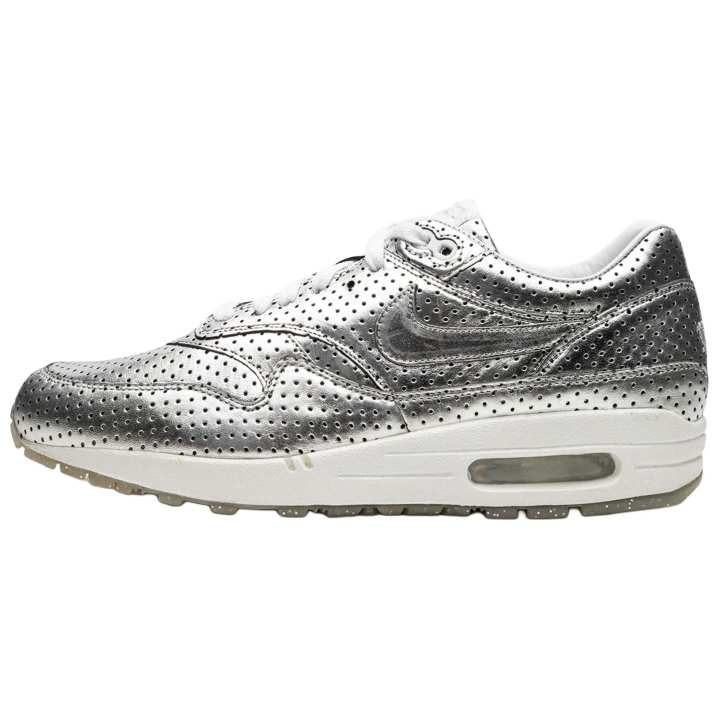 Nike Nike Air Max 1 Low top Casual Shoes Unisex Silver