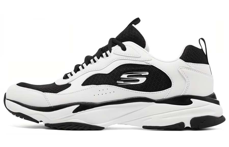 Skechers Lifestyle Arizin Low top Casual Shoes Men's Black White