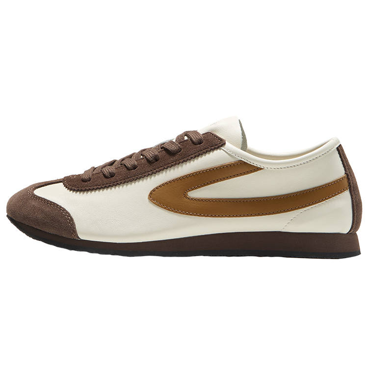 Norman Walsh Fashion Abrasion Resistant Low top Casual Shoes Unisex Beige Brown