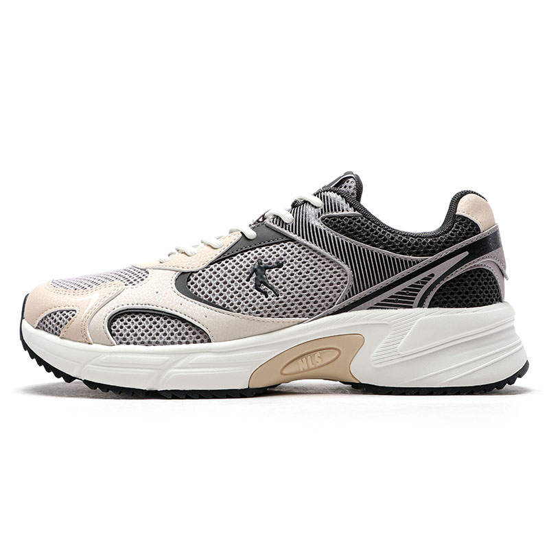 QIAODAN Quality Drying Slip Resistant Abrasion Resistant Low top Casual Shoes Men's Gray