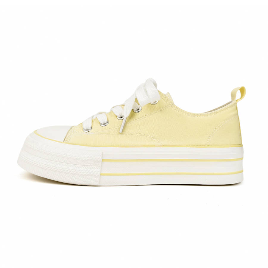 DEERWAY Low top Casual Shoes Women's Yellow