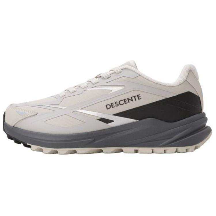 DESCENTE Slip Resistant Abrasion Resistant Low top Casual Shoes Unisex Beige Black