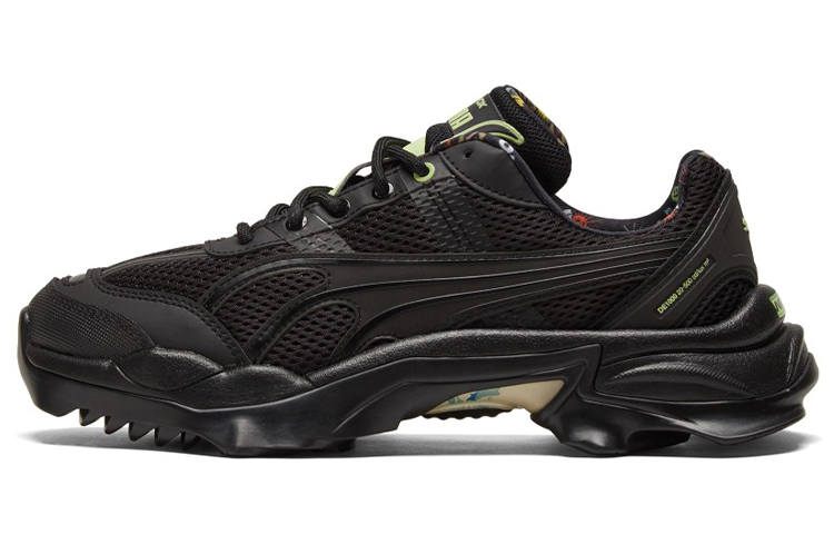 PUMA Nitefox Electric Textile, Leather Cushioning Abrasion Resistant Breathable Lightweight Low top Casual Shoes Unisex