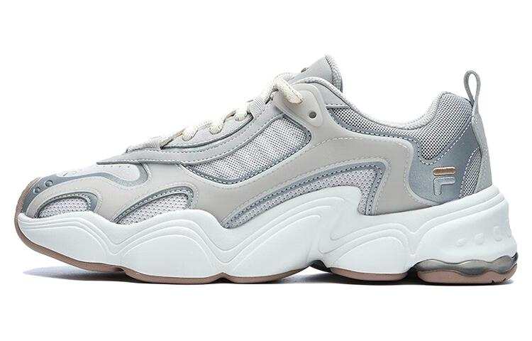 FILA FUSION TENACITY Monster Textile, Synthetic Leather, TPU Low top Casual Shoes Men's Rain Mist Gray