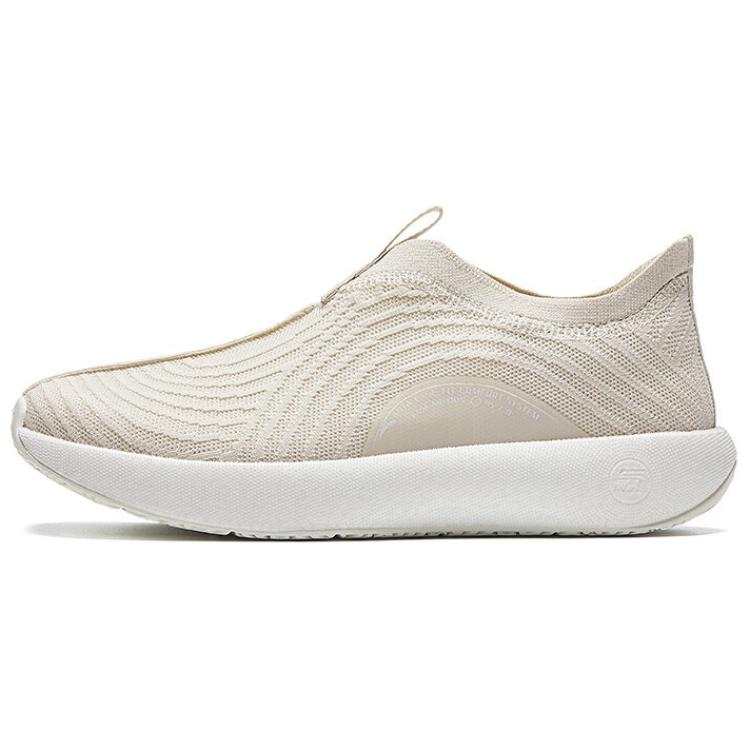 Anta Abrasion Resistant Abrasion Resistant Low top Casual Shoes Women's Beige