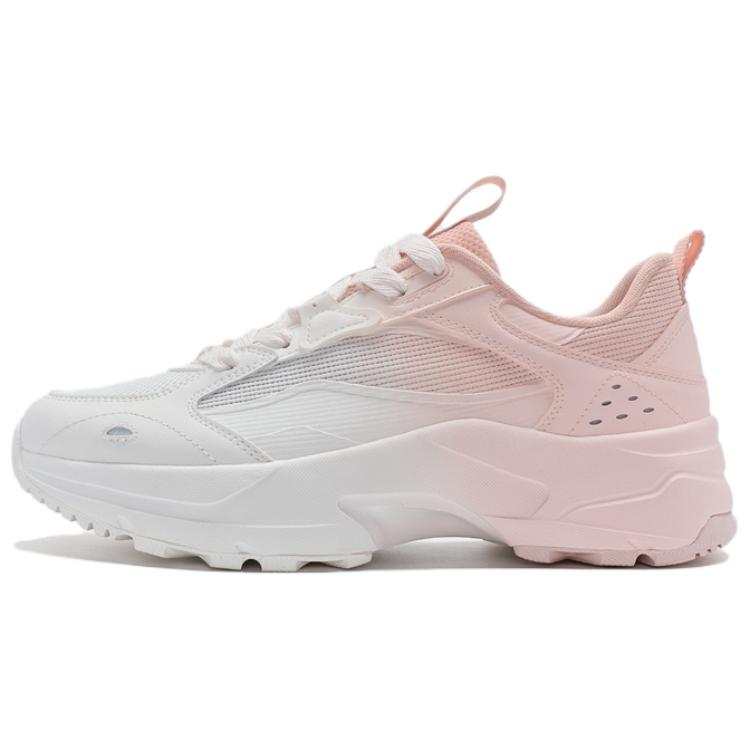 XTEP Mousse 2.0 Breathable And Lightweight Low top Casual Shoes Women's White Pink