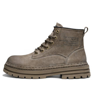 KLAOSD Combat Boots Men's Khaki, Brown