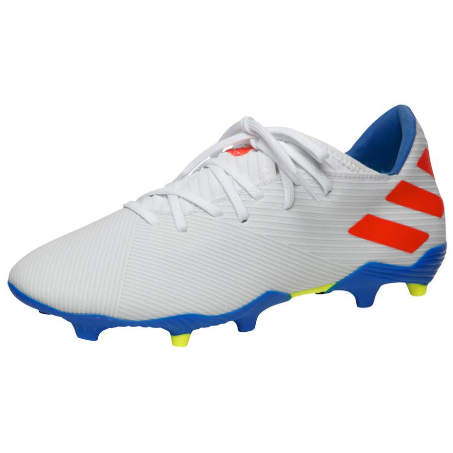 Adidas Adidas Slip Resistant Abrasion Resistant Soccer Shoes Men's White Blue