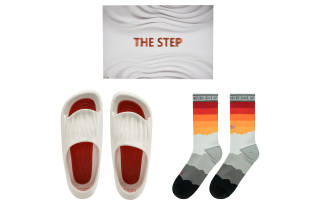 UZIS Quiet Abrasion Resistant Slide Slippers Unisex Rocket White