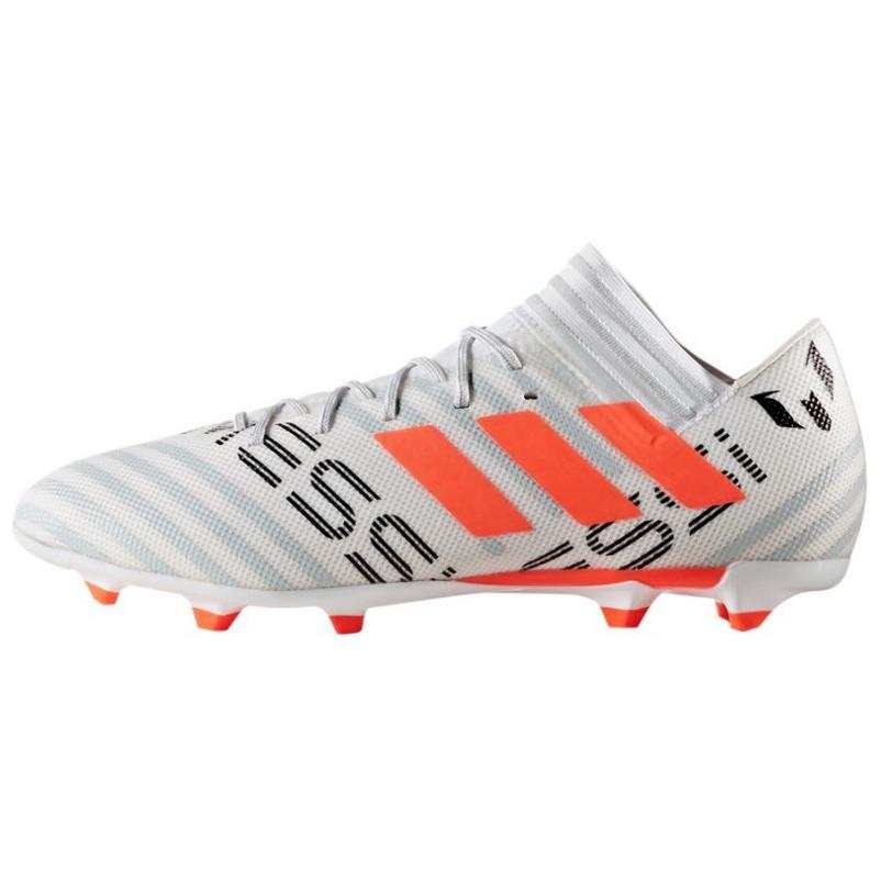 Adidas Adidas FG Firm Ground Abrasion Resistant Soccer Shoes Men's White