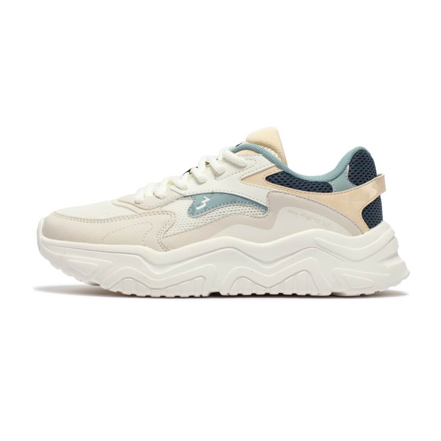 361° Comfortable Cushioning Slip Resistant Cushioning Slip Resistant Low top Casual Shoes Women's White Blue