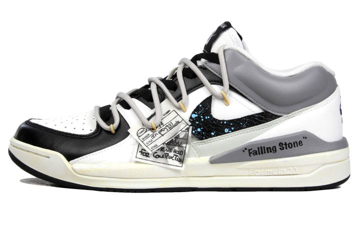 Jordan Jordan Stadium 90 Abrasion Resistant Low top Casual Shoes Men's White Gray Black