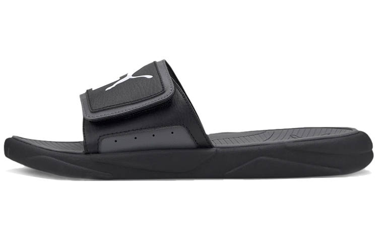 PUMA Royalcat EVA Stitching Slip Resistant Slide Slippers Unisex Carbon Black