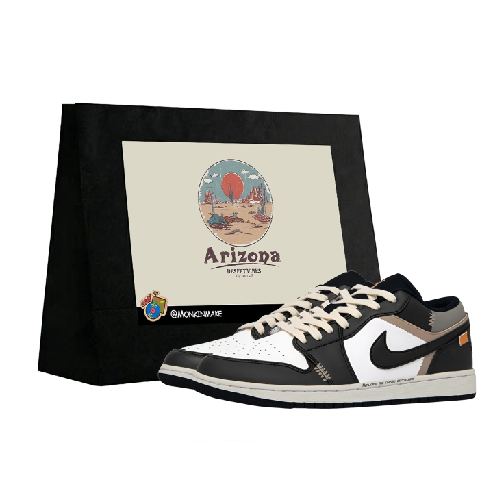 Jordan Jordan Air Jordan 1 Comfortable Monkin Vibe Style, Hiking, Versatile, Trendy And Practical Patch