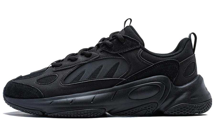 Li-Ning Li Ning Wing Style Low top Abrasion Resistant Casual Shoes Men's Black