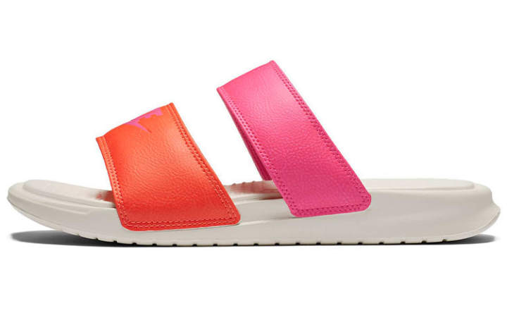 Nike Nike Benassi Duo Ultra Slide 'Pink Orange White' Women's