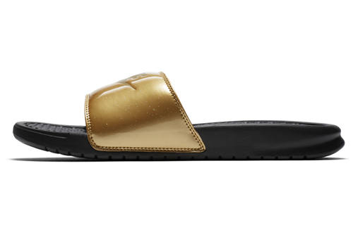 Nike Nike Benassi Slides 'Metallic Gold' Women's