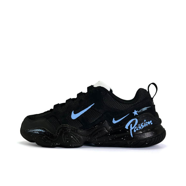 Nike Nike Tech Hera Mesh Cushioning Breathable Support Cushioning Breathable Support Low top Casual Shoes Unisex Black Blue