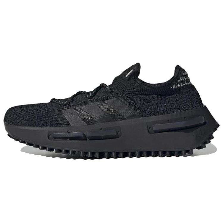 Adidas Originals NMD S1 Fabric Low top Casual Shoes Unisex Black