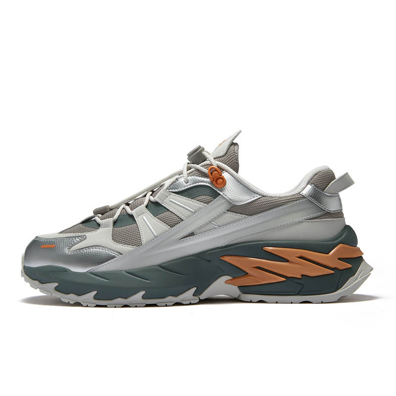 FILA FUSION COMET Xingji Shoes Abrasion Resistant Low top Casual Shoes Men's Gray