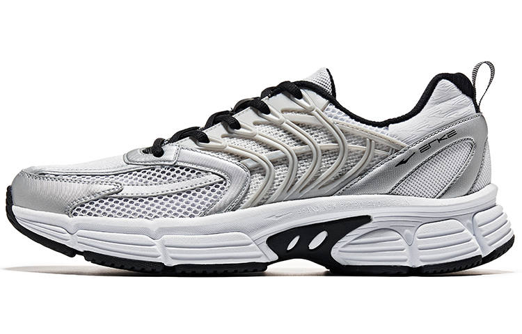 Erke Fishbone Textile, Synthetic Leather Slip Resistant, Abrasion Resistant, Breathable Low top Casual Shoes