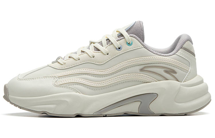 Anta Lightweight Low top Sports Casual Shoes Women's Light Beige White