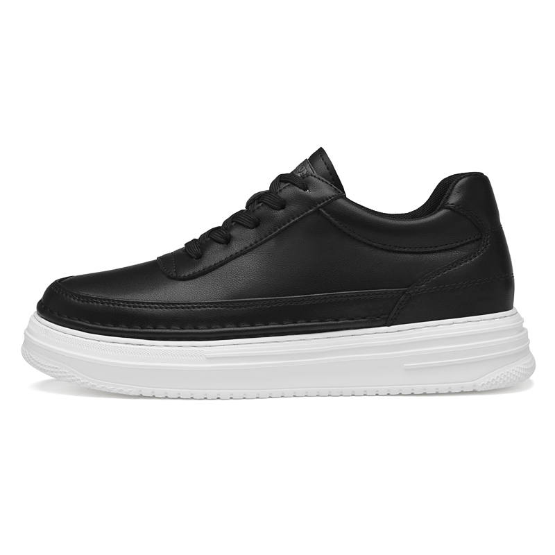 PAIBLOKS Cushioning Height Increasing Abrasion Resistant Slip Resistant Low top Casual Shoes Unisex