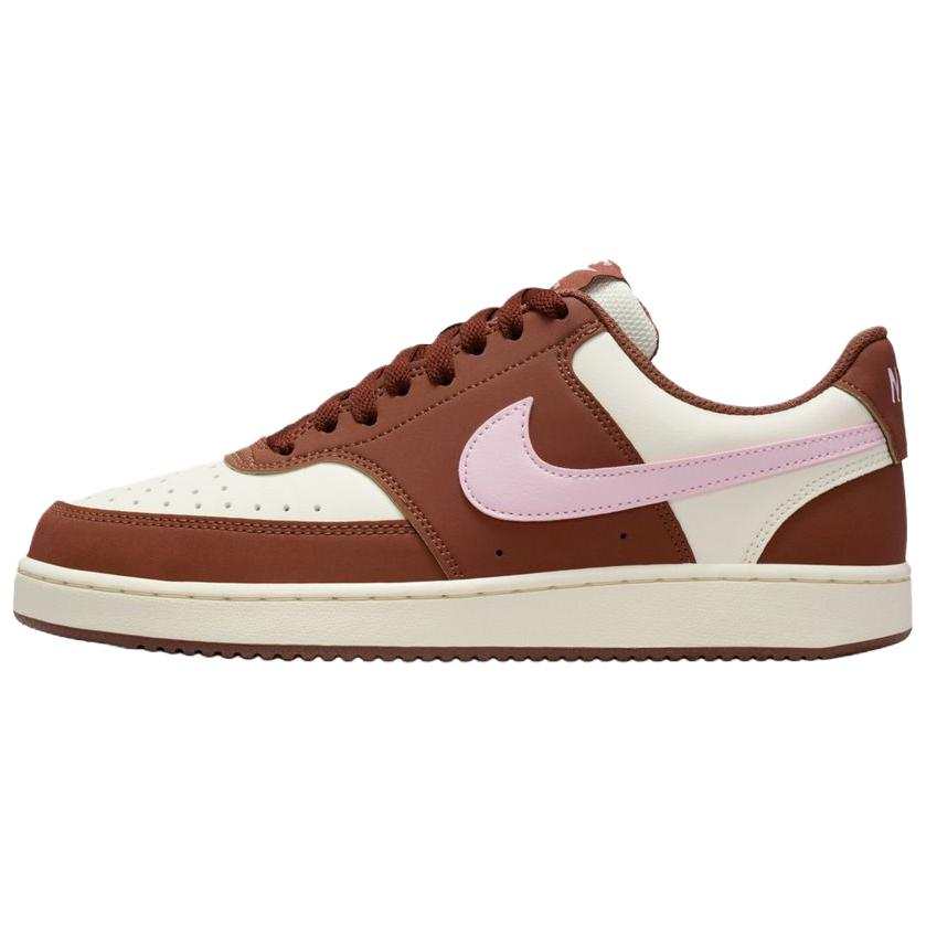 Nike Nike Court Vision Skateboard Shoes Women's White Brown