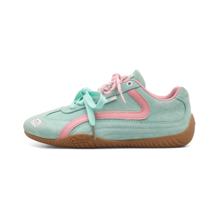 Cat&Sofa Slip Resistant Abrasion Resistant Slip Resistant Abrasion Resistant Low top Casual Shoes Unisex Green Pink