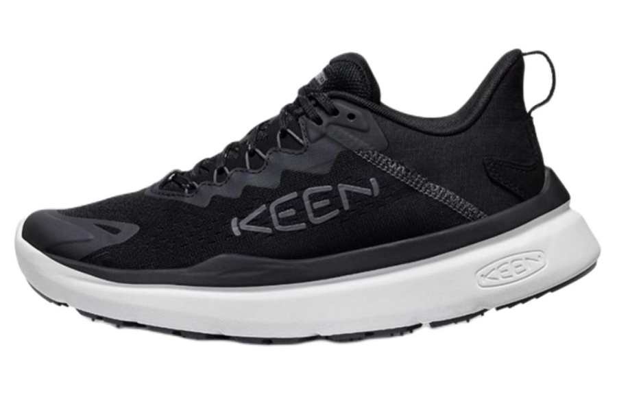 Keen WK450 Versatile Cushioning Abrasion Resistant Low top Casual Shoes Women's Black White