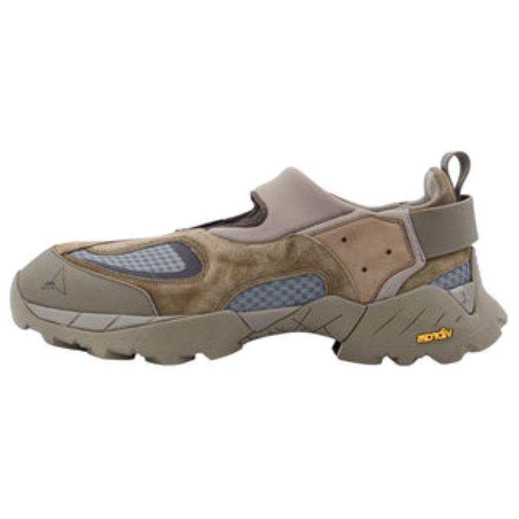 ROA Suede Comfortable Abrasion Resistant Abrasion Resistant Low top Casual Shoes Men's Beige