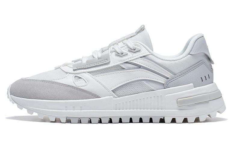 Li-Ning Li Ning Riding The Wind 2.0 Abrasion Resistant Breathable Low top Sports Casual Shoes Women's Gray White