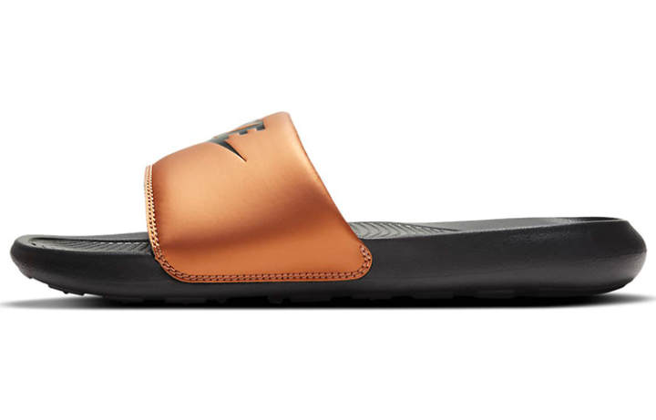 Nike Nike Victori One Slide 'Black Metallic Copper' Women's