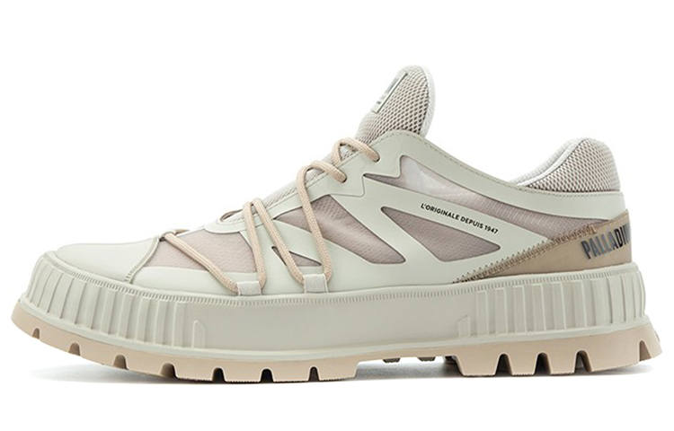 Palladium Shock ADV Outdoor Sports Breathable Low top Casual Shoes Unisex New Beige