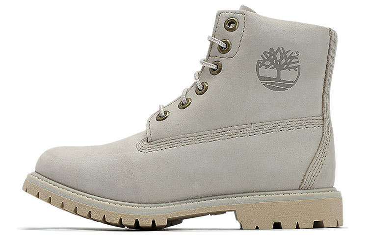 Timberland Paninara Collarless 6 Inch Waterproof Boots 'Light Grey Nubuck' Women's