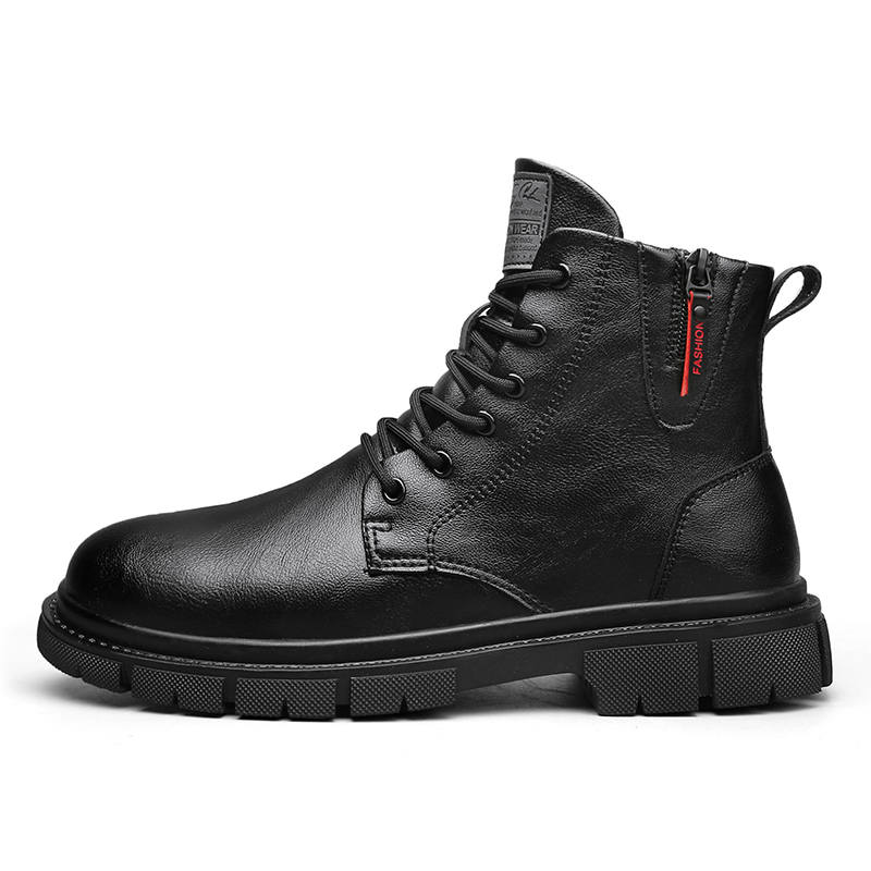 KLAOSD KLAOSD Short Combat Boots Men's Black