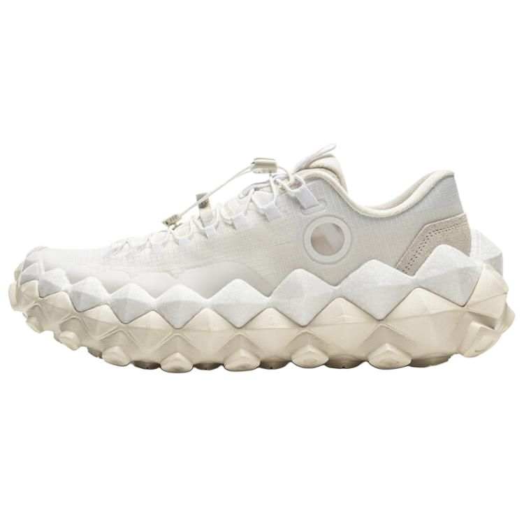 Li-Ning Li Ning Cushioning Lightweight Rebound Low top Casual Shoes Unisex Standard Ecru