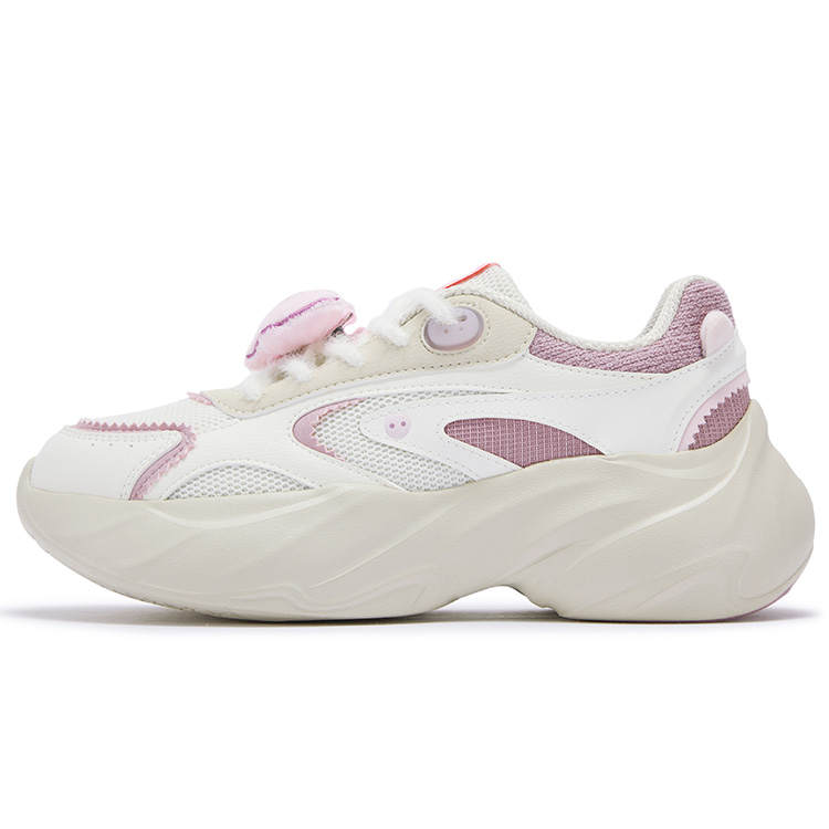 361° PeppaPig Penguin Shoes Abrasion Resistant Cushioning Low top Casual Shoes Women's Dusty Pink