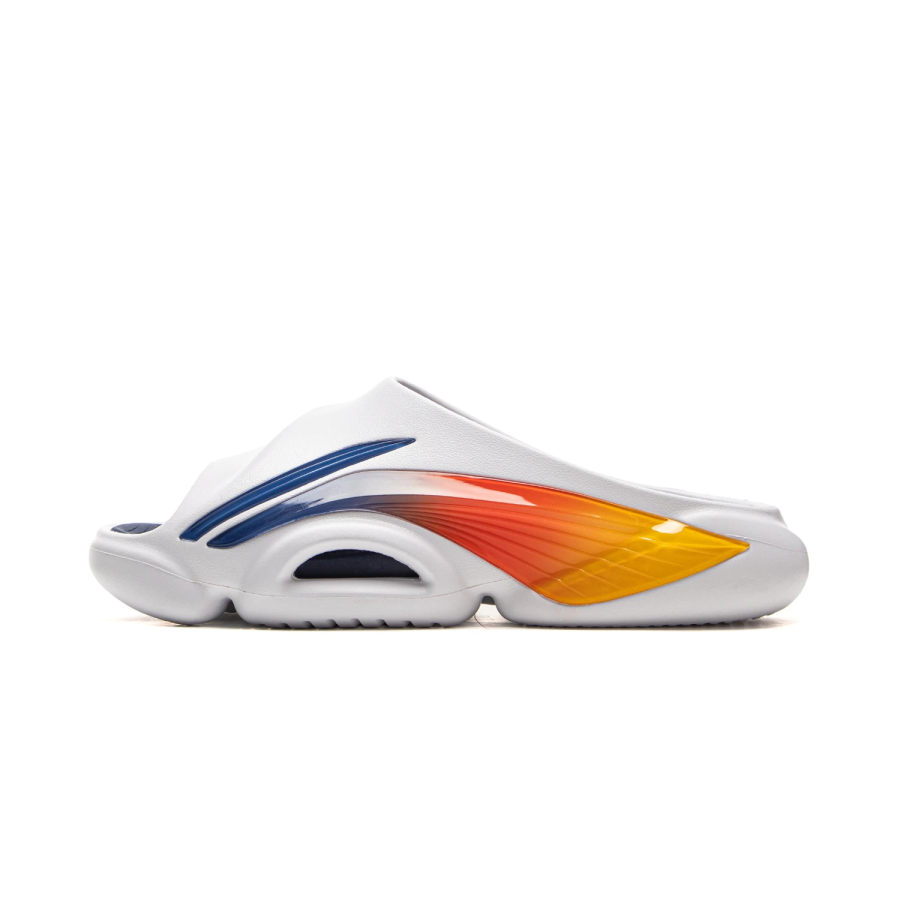 Li-Ning Li Ning BadFive SLIDE OG Slip Resistant Abrasion Resistant Slide Slippers Men's White