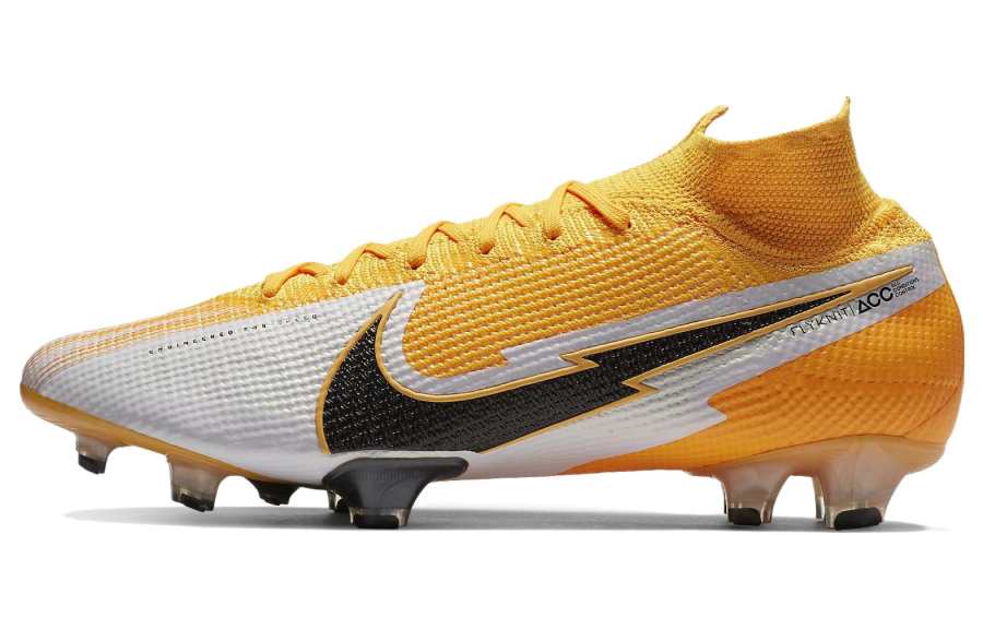 Nike Nike Mercurial Superfly 7 FG Firm Ground Slip Resistant, Abrasion Resistant, Breathable Soccer Shoes Unisex Yellow