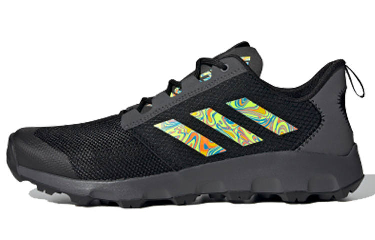 Adidas Adidas Terrex Voyager Dl Abrasion Resistant Low top Casual Shoes Men's Black Gray Yellow