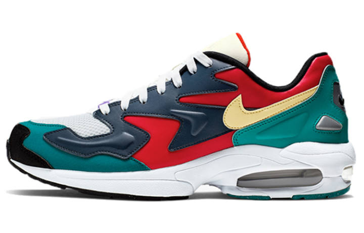 Nike Nike Air Max2 Light Habanero Red Navy Emerald