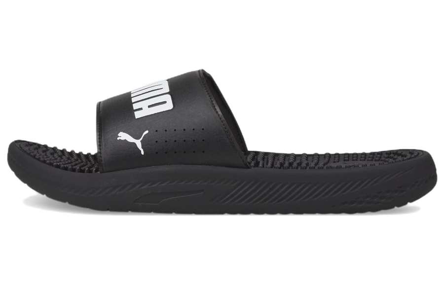 PUMA PUMA Softride Slide Massage Slides 'Black White'
