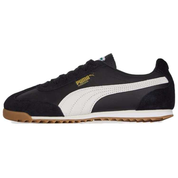 PUMA Arizona Retro Abrasion Resistant Low top Casual Shoes Unisex Black
