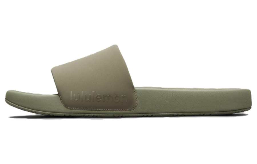 Lululemon Restfeel Slide Casual Slip Resistant Slide Slippers Men's Green