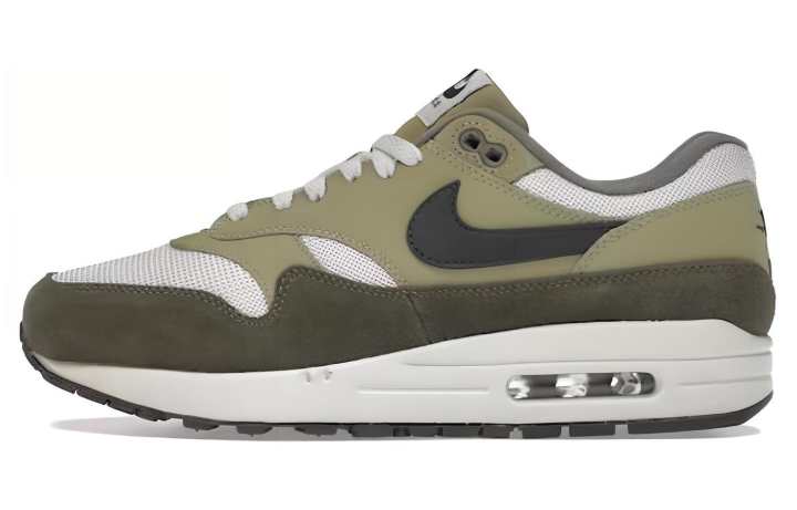 Nike Nike Air Max 1 Comfortable Round Toe Low top Casual Shoes Unisex Green